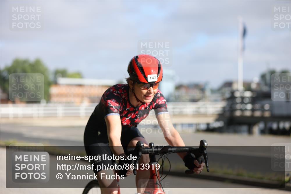 17.08.2025 - KN Förde Triathlon 2025 Yannick Fuchs http://msf.ph/oto/8613919 17.08.2025 09:24:33 Radfahren 139, 143, 166, 252 meine-sportfotos.de