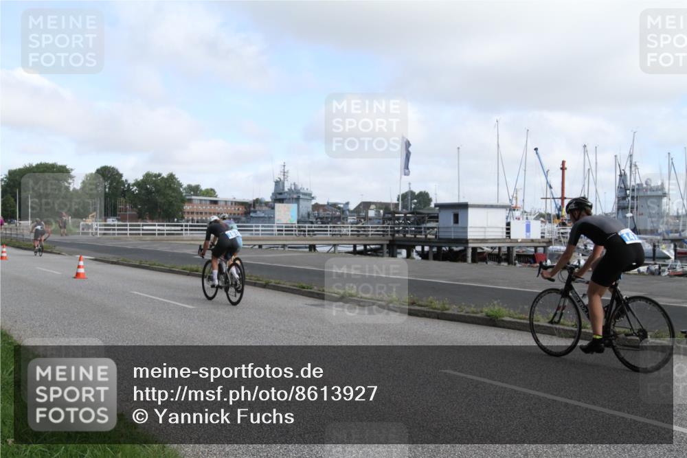 17.08.2025 - KN Förde Triathlon 2025 Yannick Fuchs http://msf.ph/oto/8613927 17.08.2025 09:52:19 Radfahren 147, 162, 216, 223 meine-sportfotos.de
