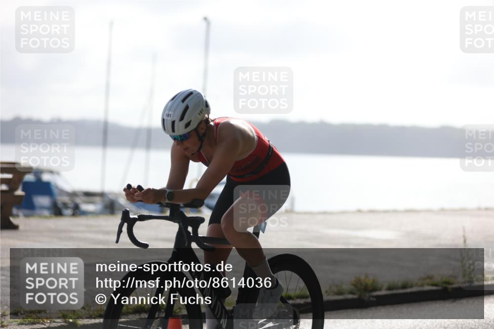 17.08.2025 - KN Förde Triathlon 2025 Yannick Fuchs http://msf.ph/oto/8614036 17.08.2025 09:25:33 Radfahren 101, 160, 168, 204, 137, 253 meine-sportfotos.de