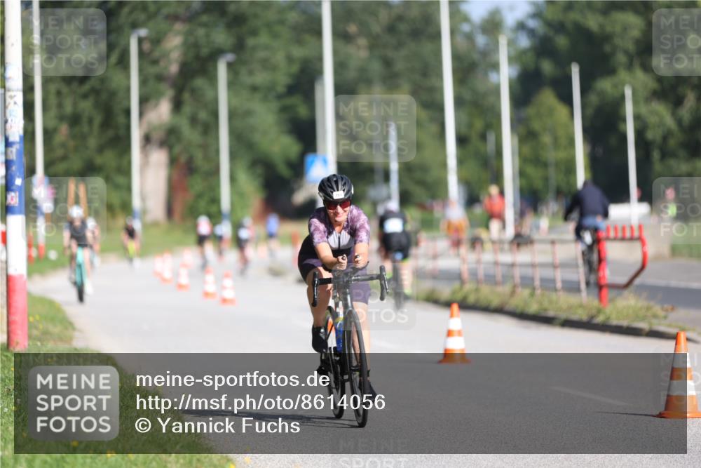 17.08.2025 - KN Förde Triathlon 2025 Yannick Fuchs http://msf.ph/oto/8614056 17.08.2025 09:25:44 Radfahren 105, 140, 164, 160, 168 meine-sportfotos.de