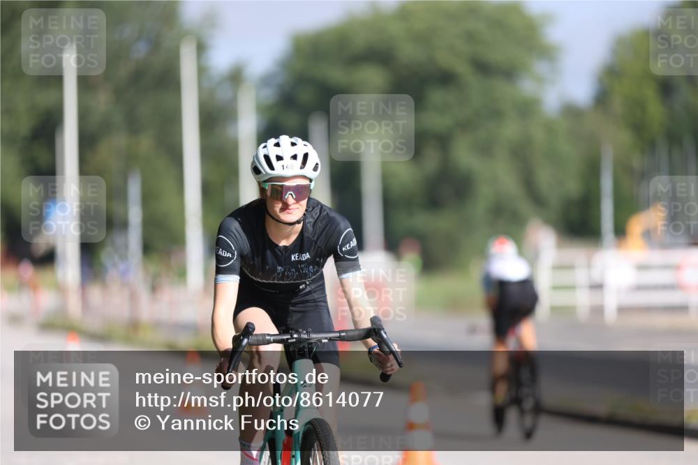 17.08.2025 - KN Förde Triathlon 2025 Yannick Fuchs http://msf.ph/oto/8614077 17.08.2025 09:25:50 Radfahren 140, 144, 159, 105, 164 meine-sportfotos.de