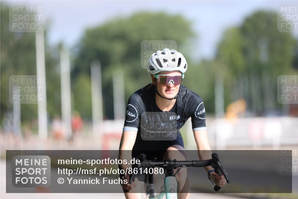 17.08.2025 - KN Förde Triathlon 2025 Yannick Fuchs http://msf.ph/oto/8614080 17.08.2025 09:25:50 Radfahren 140, 144, 159, 105, 164 meine-sportfotos.de