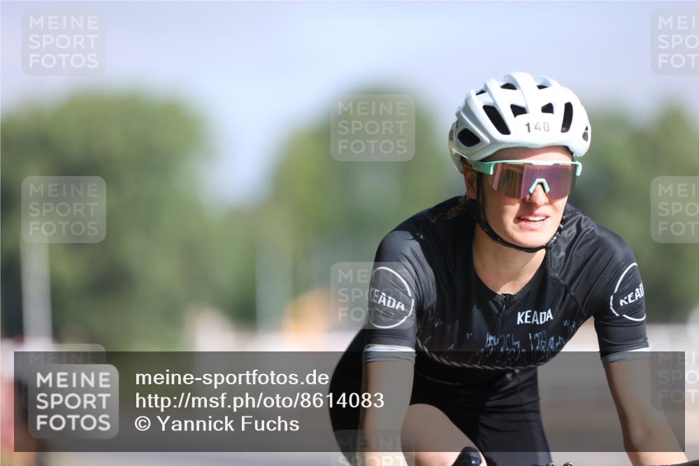 17.08.2025 - KN Förde Triathlon 2025 Yannick Fuchs http://msf.ph/oto/8614083 17.08.2025 09:25:51 Radfahren 140, 144, 159, 105, 164 meine-sportfotos.de