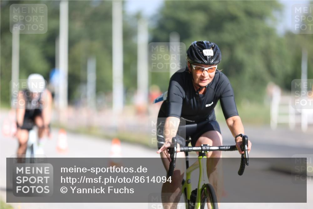 17.08.2025 - KN Förde Triathlon 2025 Yannick Fuchs http://msf.ph/oto/8614094 17.08.2025 09:25:55 Radfahren 144, 159, 169, 105, 140 meine-sportfotos.de