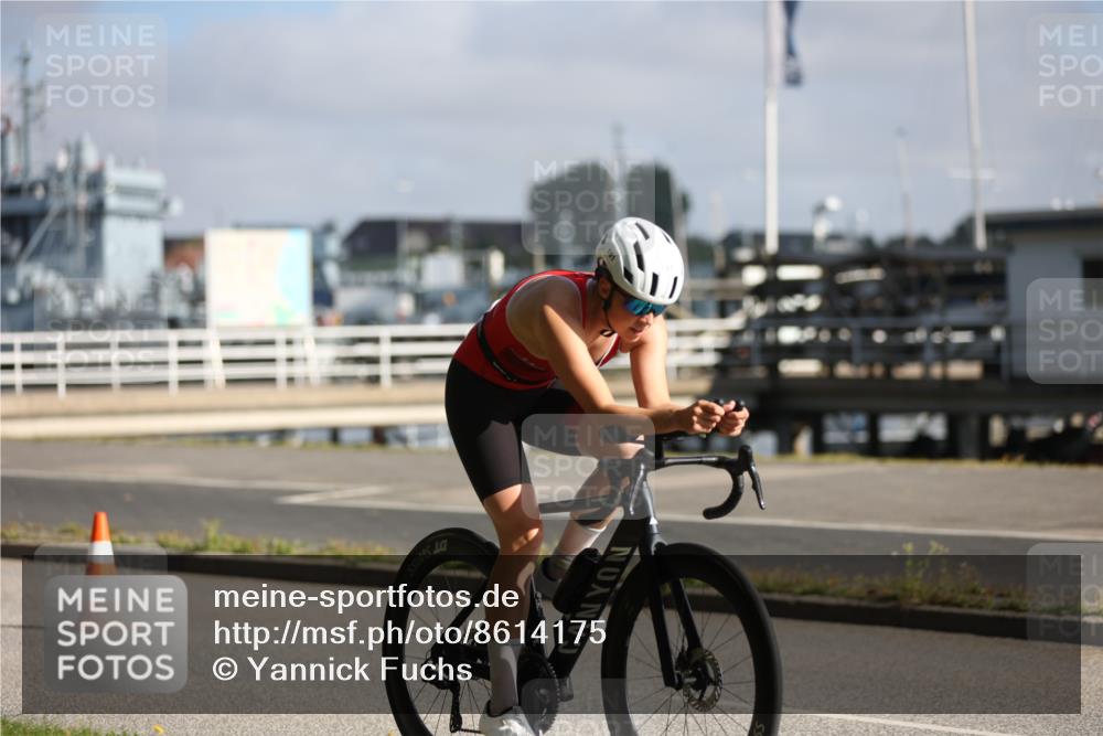 17.08.2025 - KN Förde Triathlon 2025 Yannick Fuchs http://msf.ph/oto/8614175 17.08.2025 09:27:05 Radfahren 101, 105, 177, 192, 180, 253 meine-sportfotos.de