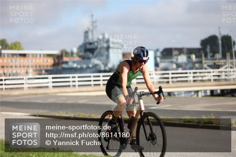 17.08.2025 - KN Förde Triathlon 2025 Yannick Fuchs http://msf.ph/oto/8614180 17.08.2025 09:27:09 Radfahren 105, 137, 158, 177, 192, 204, 101 meine-sportfotos.de