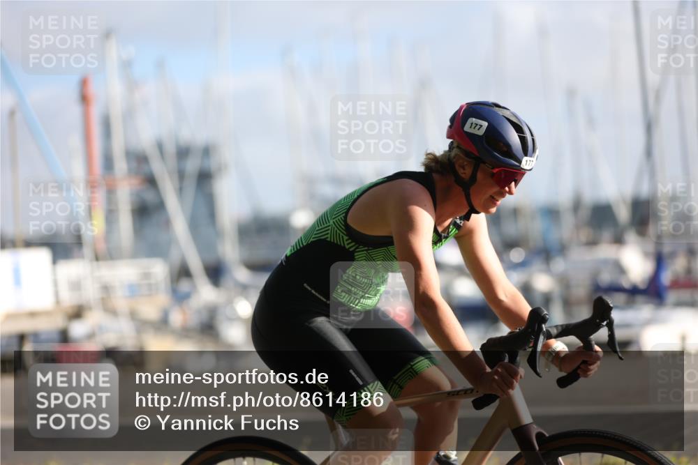 17.08.2025 - KN Förde Triathlon 2025 Yannick Fuchs http://msf.ph/oto/8614186 17.08.2025 09:27:10 Radfahren 105, 137, 158, 177, 192, 204, 101 meine-sportfotos.de