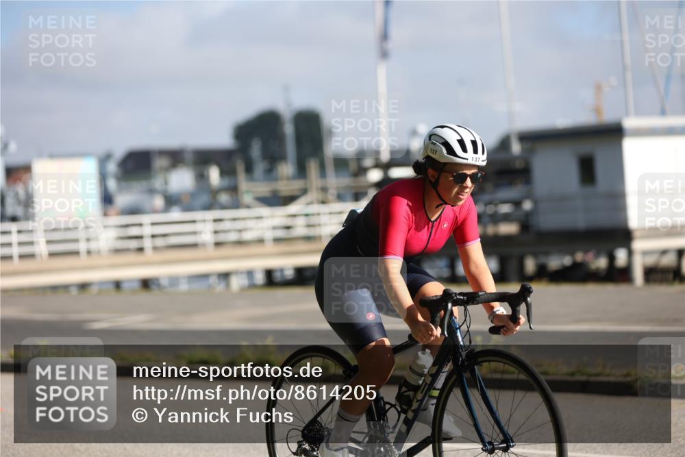 17.08.2025 - KN Förde Triathlon 2025 Yannick Fuchs http://msf.ph/oto/8614205 17.08.2025 09:27:17 Radfahren 137, 149, 158, 174, 192, 204, 105, 177, 192 meine-sportfotos.de