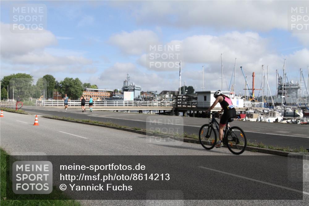 17.08.2025 - KN Förde Triathlon 2025 Yannick Fuchs http://msf.ph/oto/8614213 17.08.2025 09:57:52 Radfahren 120, 150, 243 meine-sportfotos.de