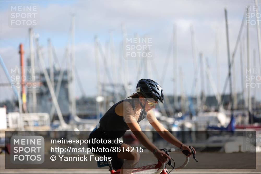 17.08.2025 - KN Förde Triathlon 2025 Yannick Fuchs http://msf.ph/oto/8614215 17.08.2025 09:27:19 Radfahren 137, 149, 174, 204, 105, 158, 192 meine-sportfotos.de