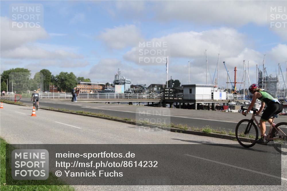 17.08.2025 - KN Förde Triathlon 2025 Yannick Fuchs http://msf.ph/oto/8614232 17.08.2025 09:58:30 Radfahren 173, 177, 185 meine-sportfotos.de