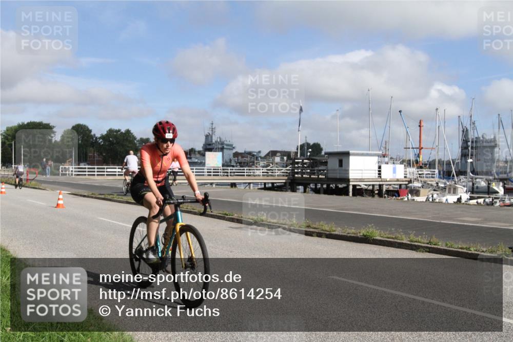 17.08.2025 - KN Förde Triathlon 2025 Yannick Fuchs http://msf.ph/oto/8614254 17.08.2025 09:59:11 Radfahren 164, 171, 225 meine-sportfotos.de