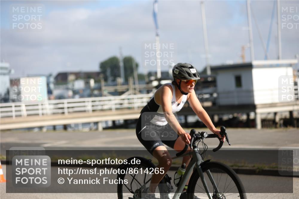 17.08.2025 - KN Förde Triathlon 2025 Yannick Fuchs http://msf.ph/oto/8614265 17.08.2025 09:28:24 Radfahren 153, 163, 172, 106, 114, 155, 156, 161, 184, 189, 220, 240, 241 meine-sportfotos.de