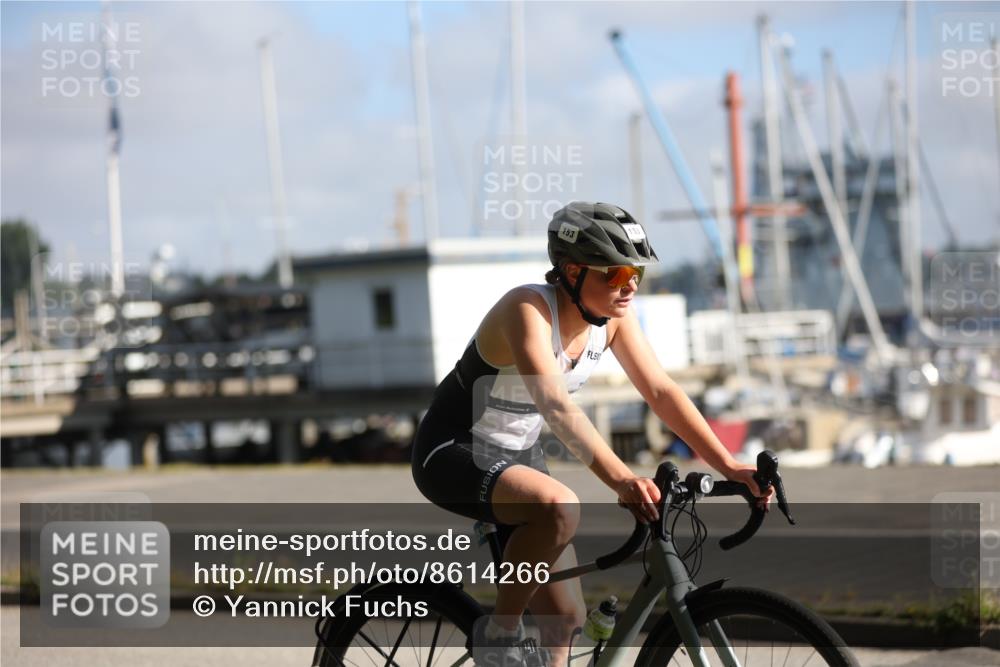 17.08.2025 - KN Förde Triathlon 2025 Yannick Fuchs http://msf.ph/oto/8614266 17.08.2025 09:28:24 Radfahren 153, 163, 172, 106, 114, 155, 156, 161, 184, 189, 220, 240, 241 meine-sportfotos.de
