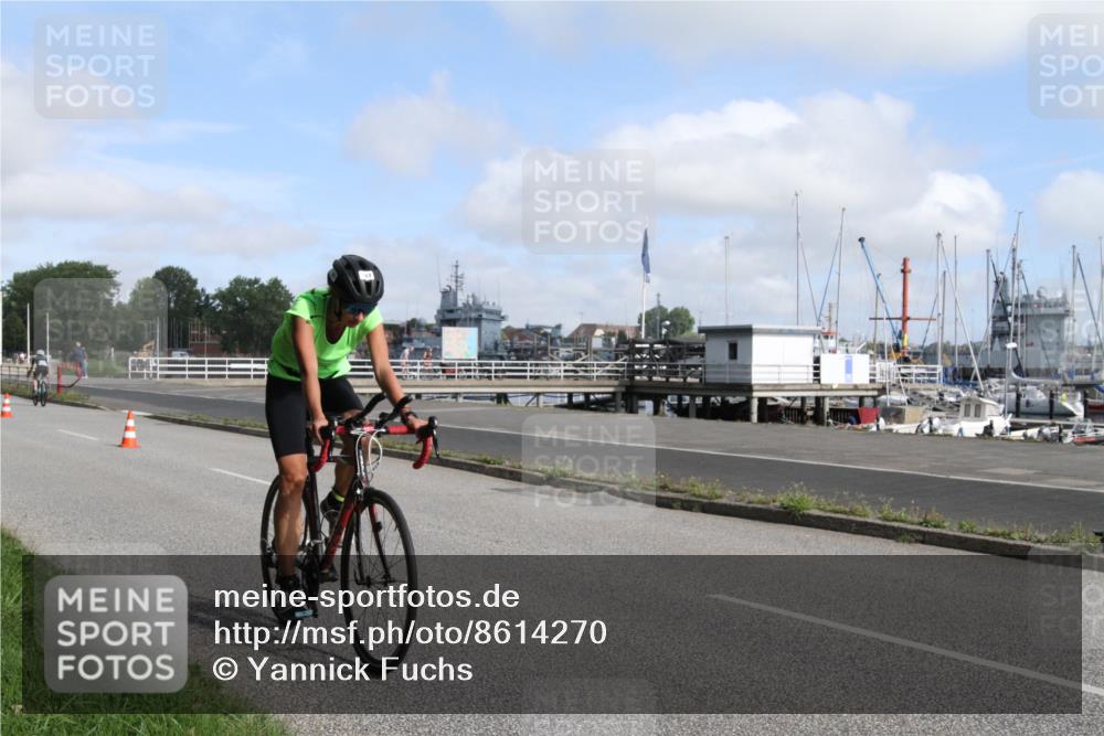 17.08.2025 - KN Förde Triathlon 2025 Yannick Fuchs http://msf.ph/oto/8614270 17.08.2025 09:59:45 Radfahren 140, 187 meine-sportfotos.de