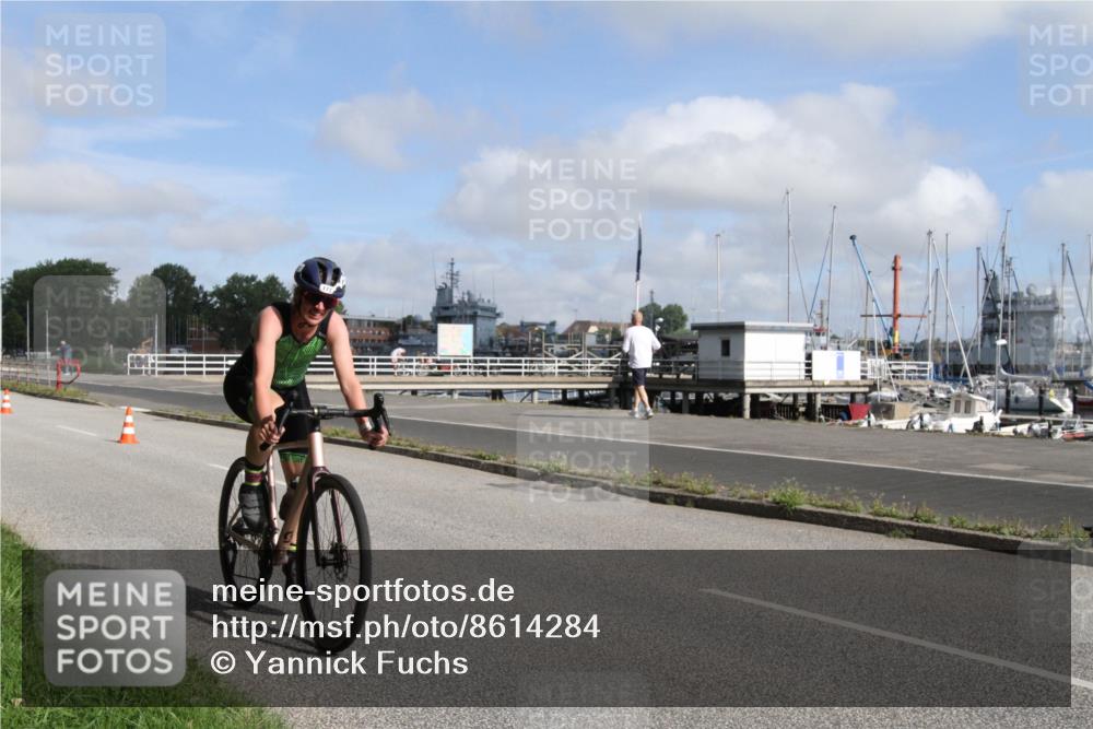 17.08.2025 - KN Förde Triathlon 2025 Yannick Fuchs http://msf.ph/oto/8614284 17.08.2025 10:00:17 Radfahren 173, 177, 185, 189, 249 meine-sportfotos.de