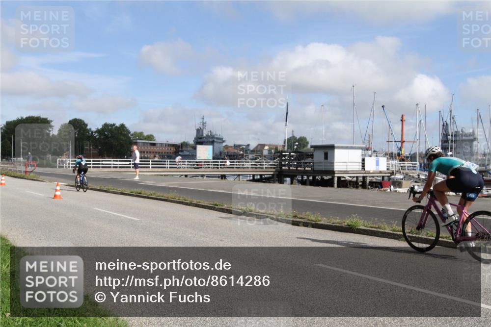 17.08.2025 - KN Förde Triathlon 2025 Yannick Fuchs http://msf.ph/oto/8614286 17.08.2025 10:00:28 Radfahren 141, 159, 161, 220, 250 meine-sportfotos.de