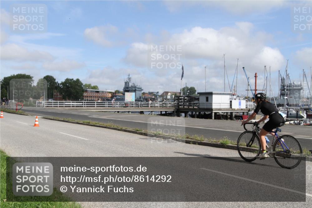 17.08.2025 - KN Förde Triathlon 2025 Yannick Fuchs http://msf.ph/oto/8614292 17.08.2025 10:00:45 Radfahren 142 meine-sportfotos.de