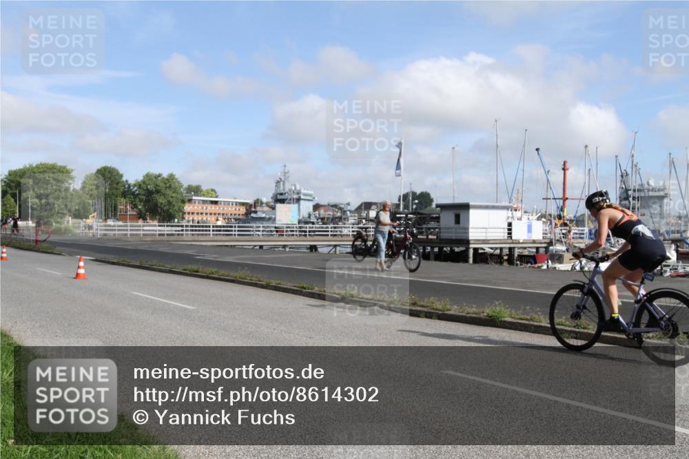 17.08.2025 - KN Förde Triathlon 2025 Yannick Fuchs http://msf.ph/oto/8614302 17.08.2025 10:01:29 Radfahren 158, 204 meine-sportfotos.de