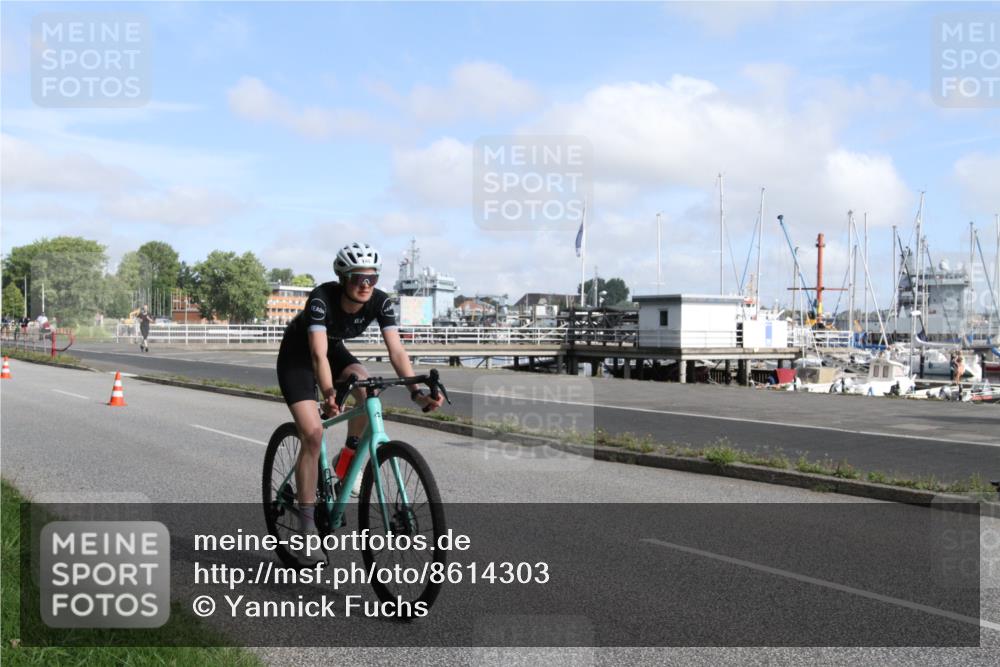 17.08.2025 - KN Förde Triathlon 2025 Yannick Fuchs http://msf.ph/oto/8614303 17.08.2025 10:01:37 Radfahren 140 meine-sportfotos.de