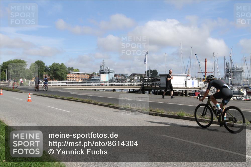 17.08.2025 - KN Förde Triathlon 2025 Yannick Fuchs http://msf.ph/oto/8614304 17.08.2025 10:01:47 Radfahren 254 meine-sportfotos.de