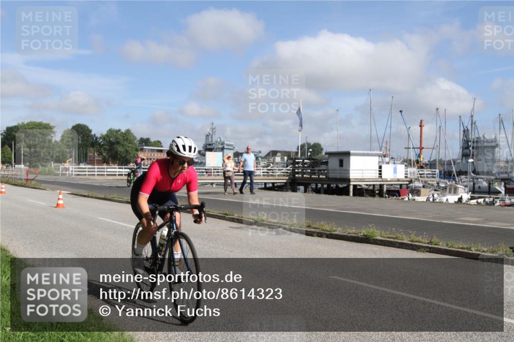 17.08.2025 - KN Förde Triathlon 2025 Yannick Fuchs http://msf.ph/oto/8614323 17.08.2025 10:02:49 Radfahren 137 meine-sportfotos.de