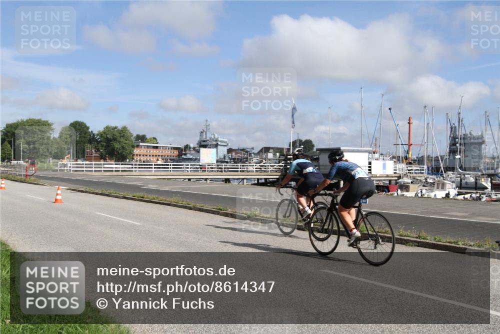 17.08.2025 - KN Förde Triathlon 2025 Yannick Fuchs http://msf.ph/oto/8614347 17.08.2025 10:04:14 Radfahren 111, 196, 211, 218, 224, 234 meine-sportfotos.de
