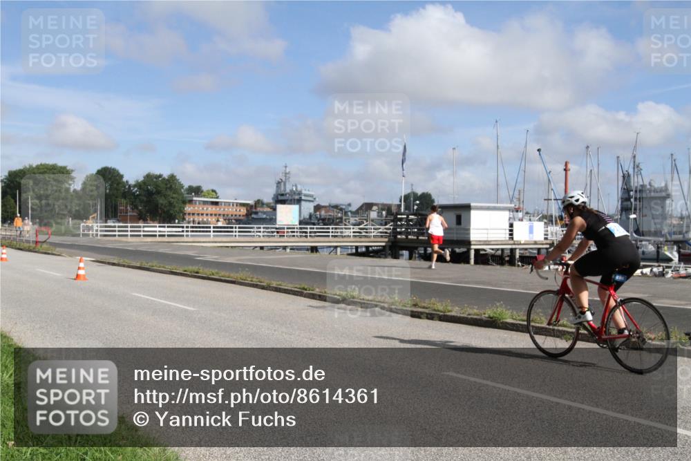 17.08.2025 - KN Förde Triathlon 2025 Yannick Fuchs http://msf.ph/oto/8614361 17.08.2025 10:05:01 Radfahren 155, 175, 208, 216, 231 meine-sportfotos.de