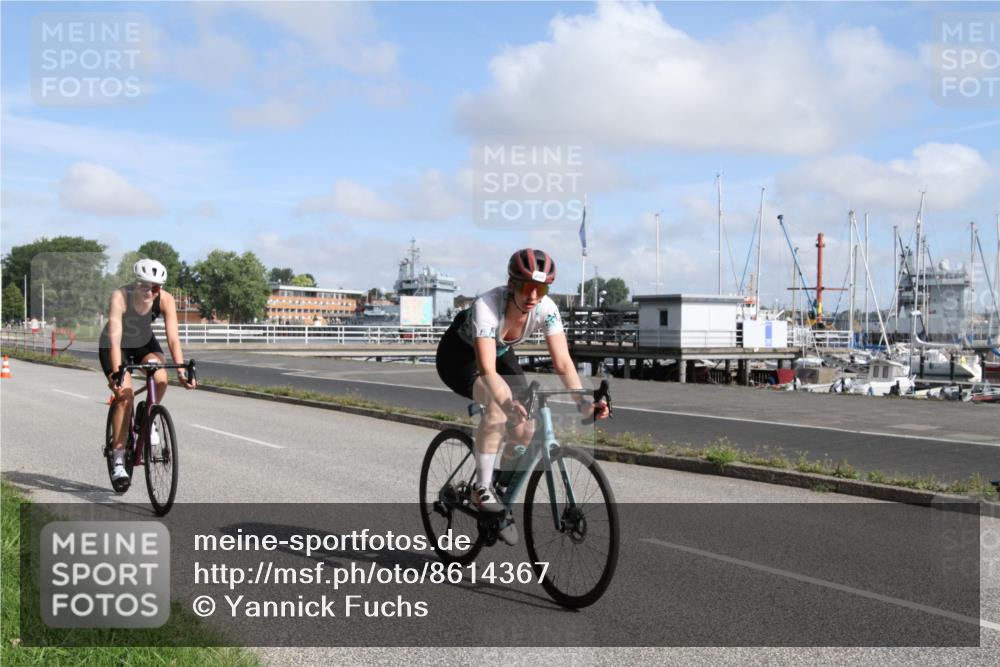 17.08.2025 - KN Förde Triathlon 2025 Yannick Fuchs http://msf.ph/oto/8614367 17.08.2025 10:05:19 Radfahren 215, 223, 242 meine-sportfotos.de