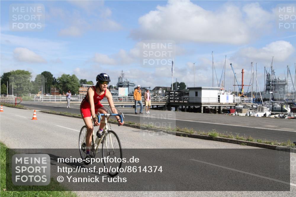 17.08.2025 - KN Förde Triathlon 2025 Yannick Fuchs http://msf.ph/oto/8614374 17.08.2025 10:05:45 Radfahren 149, 160, 172 meine-sportfotos.de
