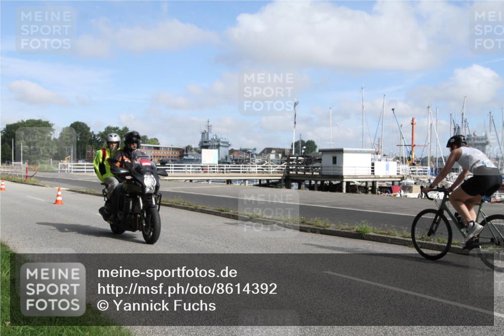 17.08.2025 - KN Förde Triathlon 2025 Yannick Fuchs http://msf.ph/oto/8614392 17.08.2025 10:06:27 Radfahren 184, 188, 230 meine-sportfotos.de