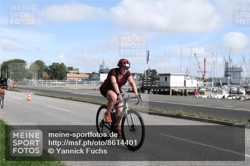 17.08.2025 - KN Förde Triathlon 2025 Yannick Fuchs http://msf.ph/oto/8614401 17.08.2025 10:07:09 Radfahren 155, 163, 175, 205 meine-sportfotos.de
