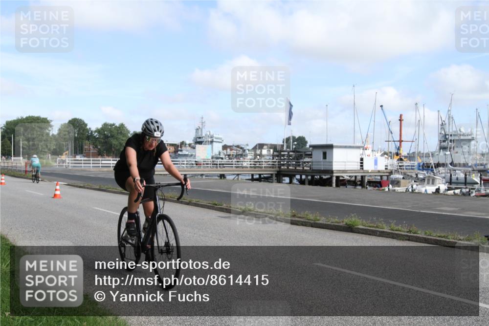 17.08.2025 - KN Förde Triathlon 2025 Yannick Fuchs http://msf.ph/oto/8614415 17.08.2025 10:08:14 Radfahren 167, 219, 244 meine-sportfotos.de
