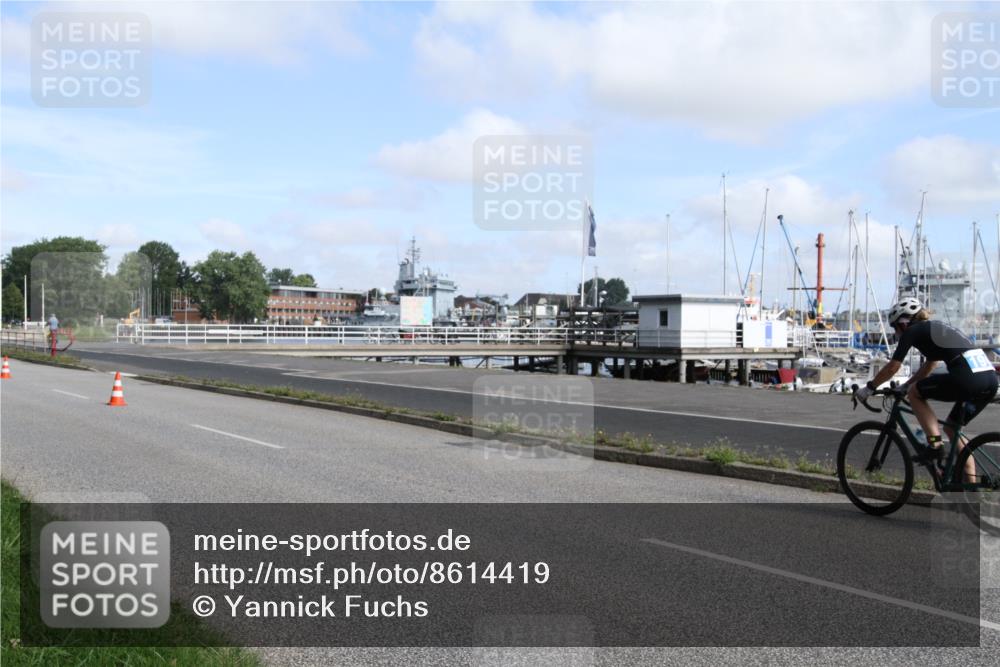 17.08.2025 - KN Förde Triathlon 2025 Yannick Fuchs http://msf.ph/oto/8614419 17.08.2025 10:08:34 Radfahren 190, 199, 212 meine-sportfotos.de