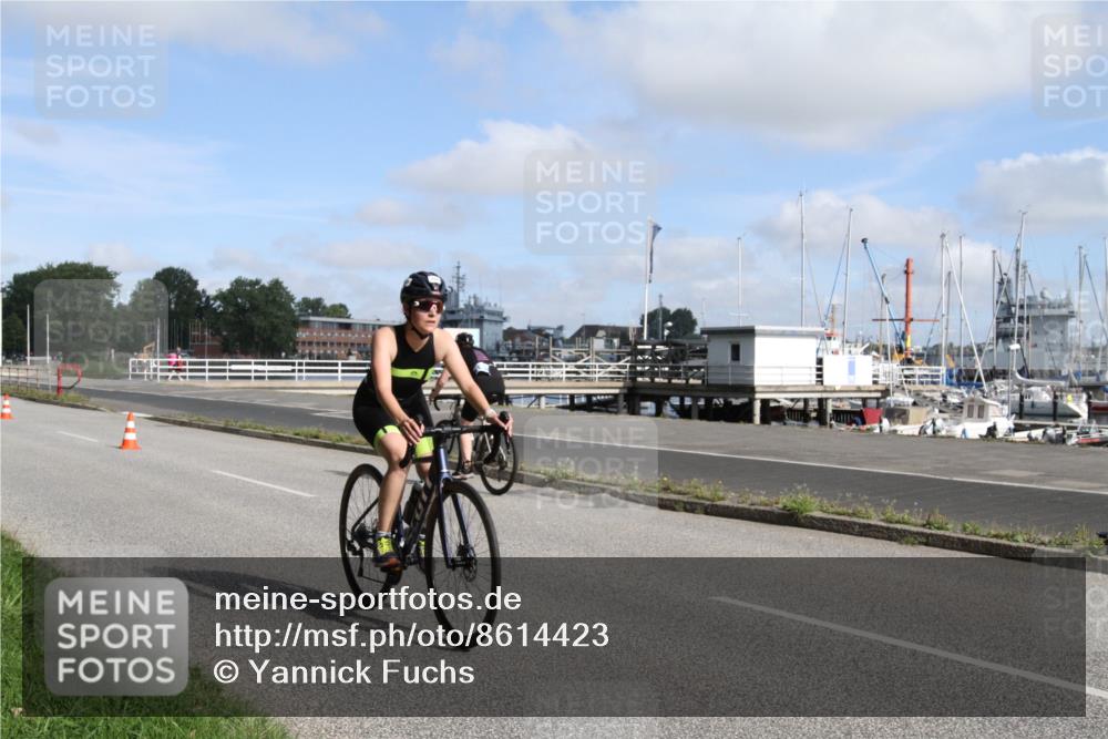 17.08.2025 - KN Förde Triathlon 2025 Yannick Fuchs http://msf.ph/oto/8614423 17.08.2025 10:09:14 Radfahren 197, 205, 237 meine-sportfotos.de