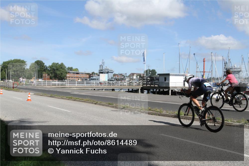 17.08.2025 - KN Förde Triathlon 2025 Yannick Fuchs http://msf.ph/oto/8614489 17.08.2025 11:01:36 Radfahren 266, 274 meine-sportfotos.de