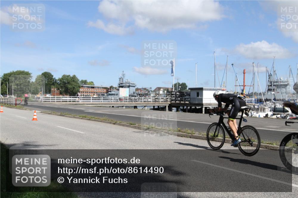 17.08.2025 - KN Förde Triathlon 2025 Yannick Fuchs http://msf.ph/oto/8614490 17.08.2025 11:01:44 Radfahren 267, 269, 278 meine-sportfotos.de