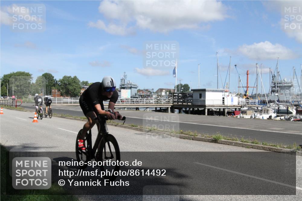 17.08.2025 - KN Förde Triathlon 2025 Yannick Fuchs http://msf.ph/oto/8614492 17.08.2025 11:01:45 Radfahren 267, 269, 278 meine-sportfotos.de