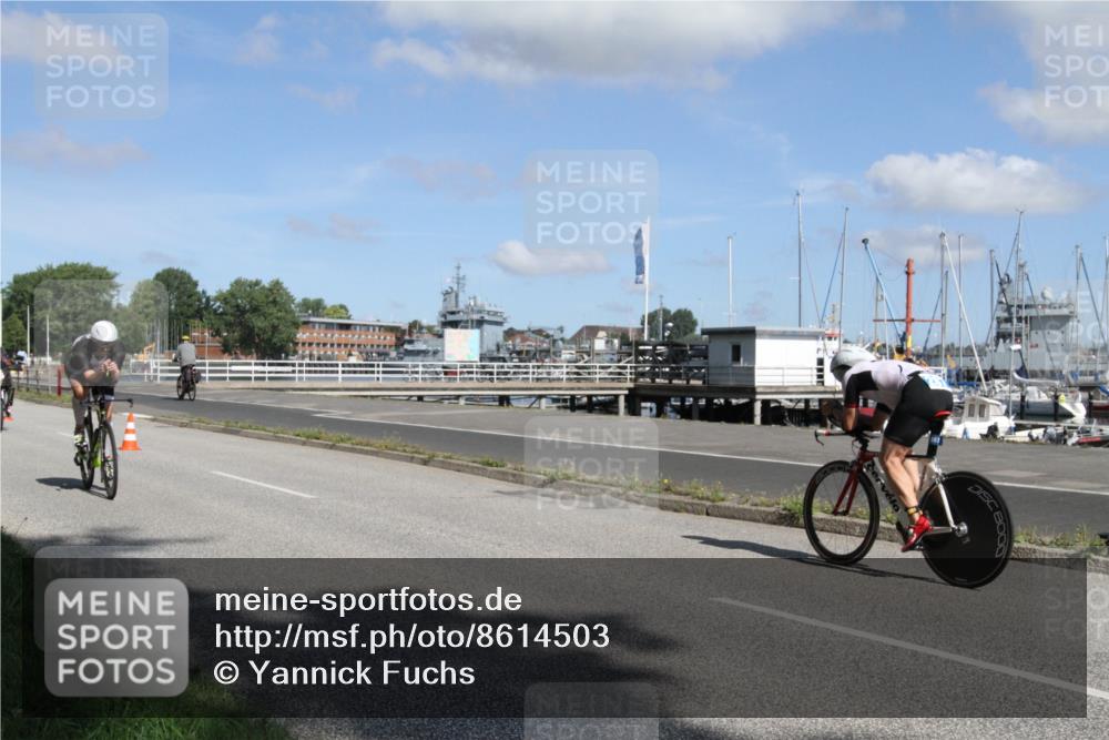 17.08.2025 - KN Förde Triathlon 2025 Yannick Fuchs http://msf.ph/oto/8614503 17.08.2025 11:03:09 Radfahren 263, 269, 273, 278, 280, 287 meine-sportfotos.de