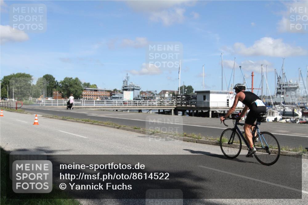 17.08.2025 - KN Förde Triathlon 2025 Yannick Fuchs http://msf.ph/oto/8614522 17.08.2025 11:05:13 Radfahren 282, 284, 296 meine-sportfotos.de