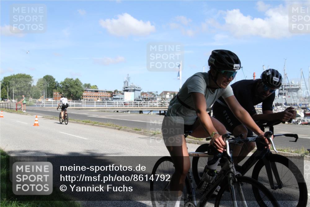 17.08.2025 - KN Förde Triathlon 2025 Yannick Fuchs http://msf.ph/oto/8614792 17.08.2025 11:17:07 Radfahren 261, 294, 299, 300, 622, 623, 629 meine-sportfotos.de