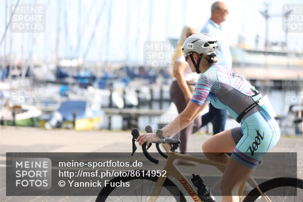 17.08.2025 - KN Förde Triathlon 2025 Yannick Fuchs http://msf.ph/oto/8614952 17.08.2025 10:03:08 Radfahren 142, 216 meine-sportfotos.de