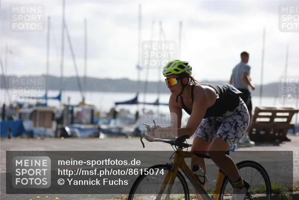 17.08.2025 - KN Förde Triathlon 2025 Yannick Fuchs http://msf.ph/oto/8615074 17.08.2025 09:29:15 Radfahren 103, 107, 113, 125, 188, 219 meine-sportfotos.de