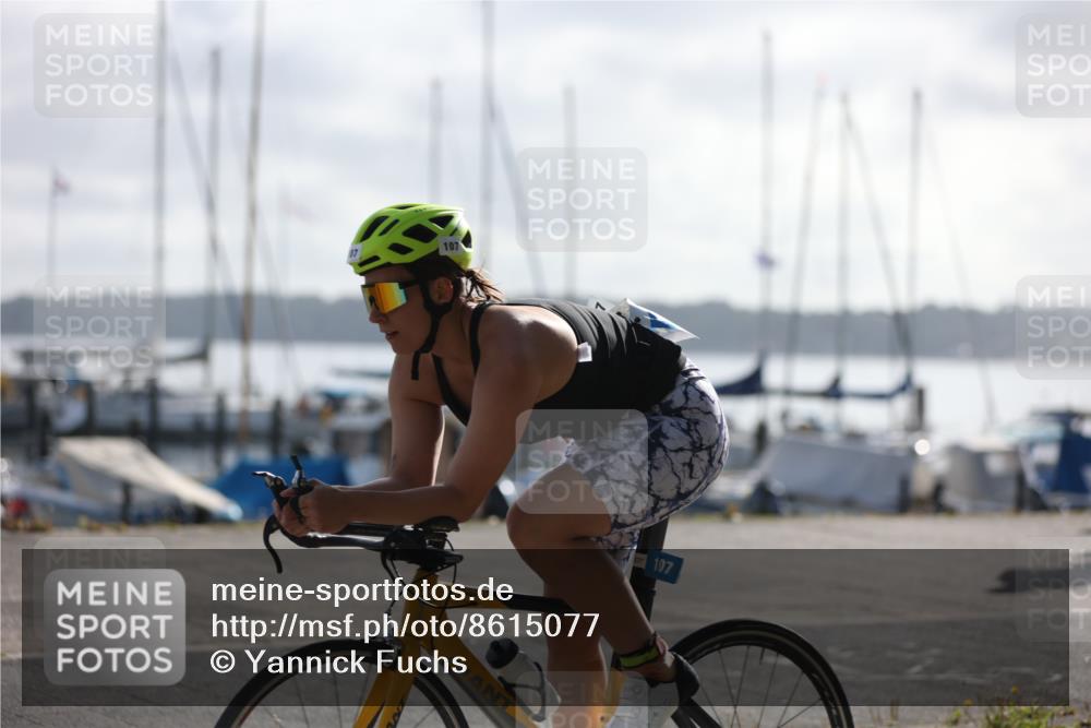 17.08.2025 - KN Förde Triathlon 2025 Yannick Fuchs http://msf.ph/oto/8615077 17.08.2025 09:29:15 Radfahren 103, 107, 113, 125, 188, 219 meine-sportfotos.de