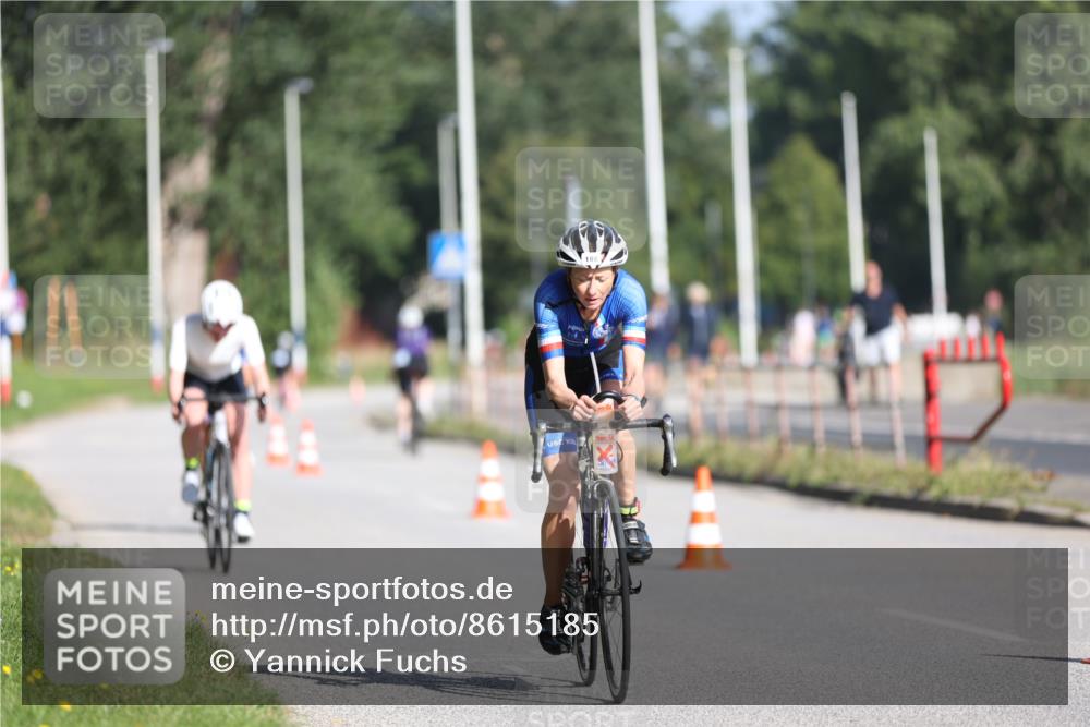 17.08.2025 - KN Förde Triathlon 2025 Yannick Fuchs http://msf.ph/oto/8615185 17.08.2025 09:29:40 Radfahren 108, 110, 136, 179, 196, 205, 211, 205 meine-sportfotos.de