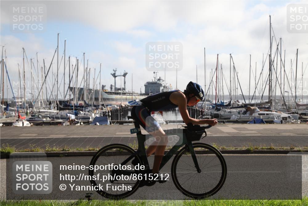 17.08.2025 - KN Förde Triathlon 2025 Yannick Fuchs http://msf.ph/oto/8615212 17.08.2025 09:16:22 Radfahren 115, 252 meine-sportfotos.de