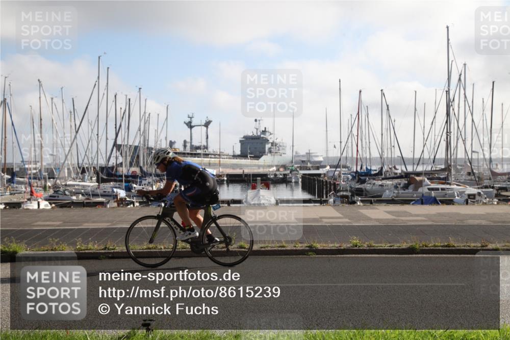 17.08.2025 - KN Förde Triathlon 2025 Yannick Fuchs http://msf.ph/oto/8615239 17.08.2025 09:17:19 Radfahren 101, 106, 109, 110 meine-sportfotos.de