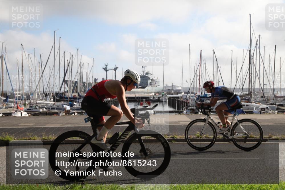 17.08.2025 - KN Förde Triathlon 2025 Yannick Fuchs http://msf.ph/oto/8615243 17.08.2025 09:17:22 Radfahren 101, 106, 109, 110 meine-sportfotos.de