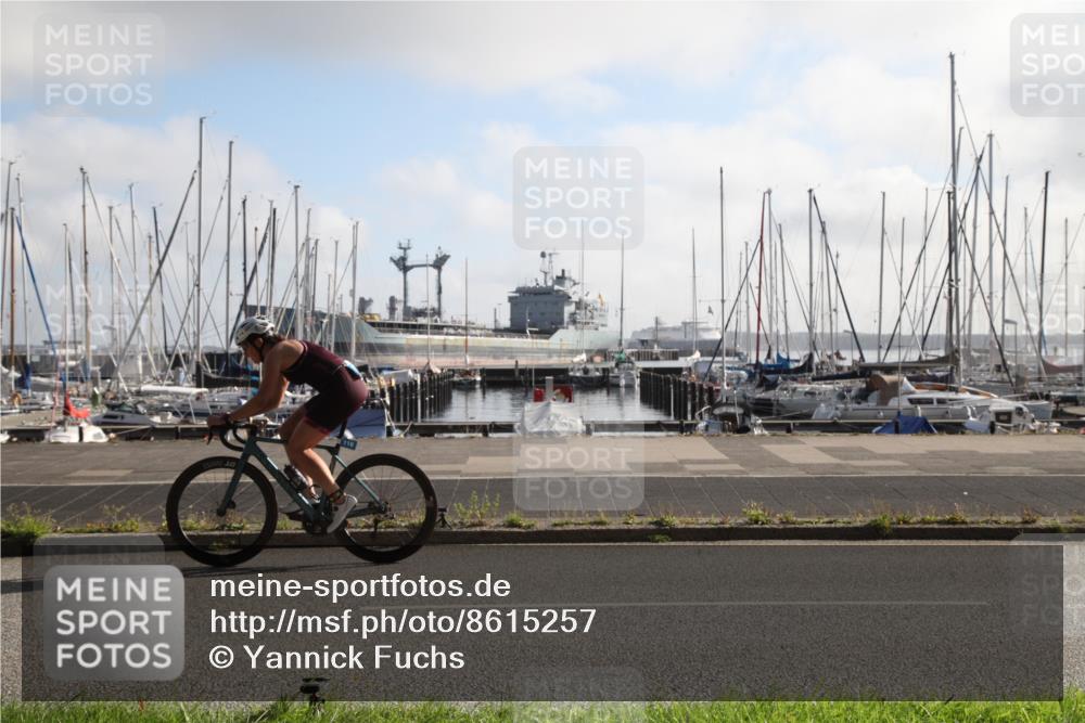 17.08.2025 - KN Förde Triathlon 2025 Yannick Fuchs http://msf.ph/oto/8615257 17.08.2025 09:17:36 Radfahren 113, 116 meine-sportfotos.de