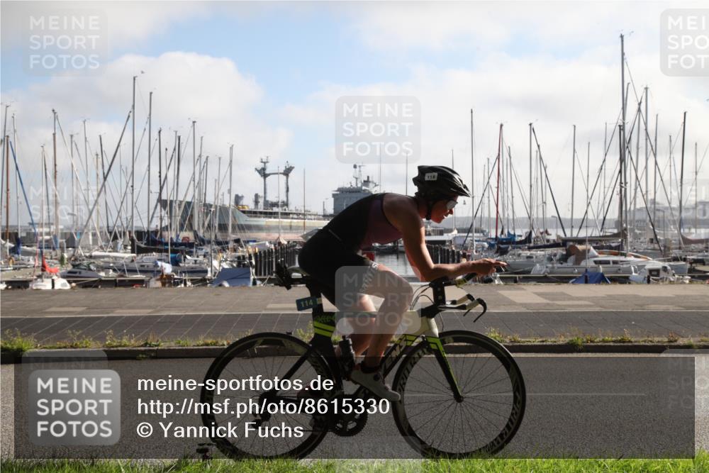 17.08.2025 - KN Förde Triathlon 2025 Yannick Fuchs http://msf.ph/oto/8615330 17.08.2025 09:19:34 Radfahren 114 meine-sportfotos.de